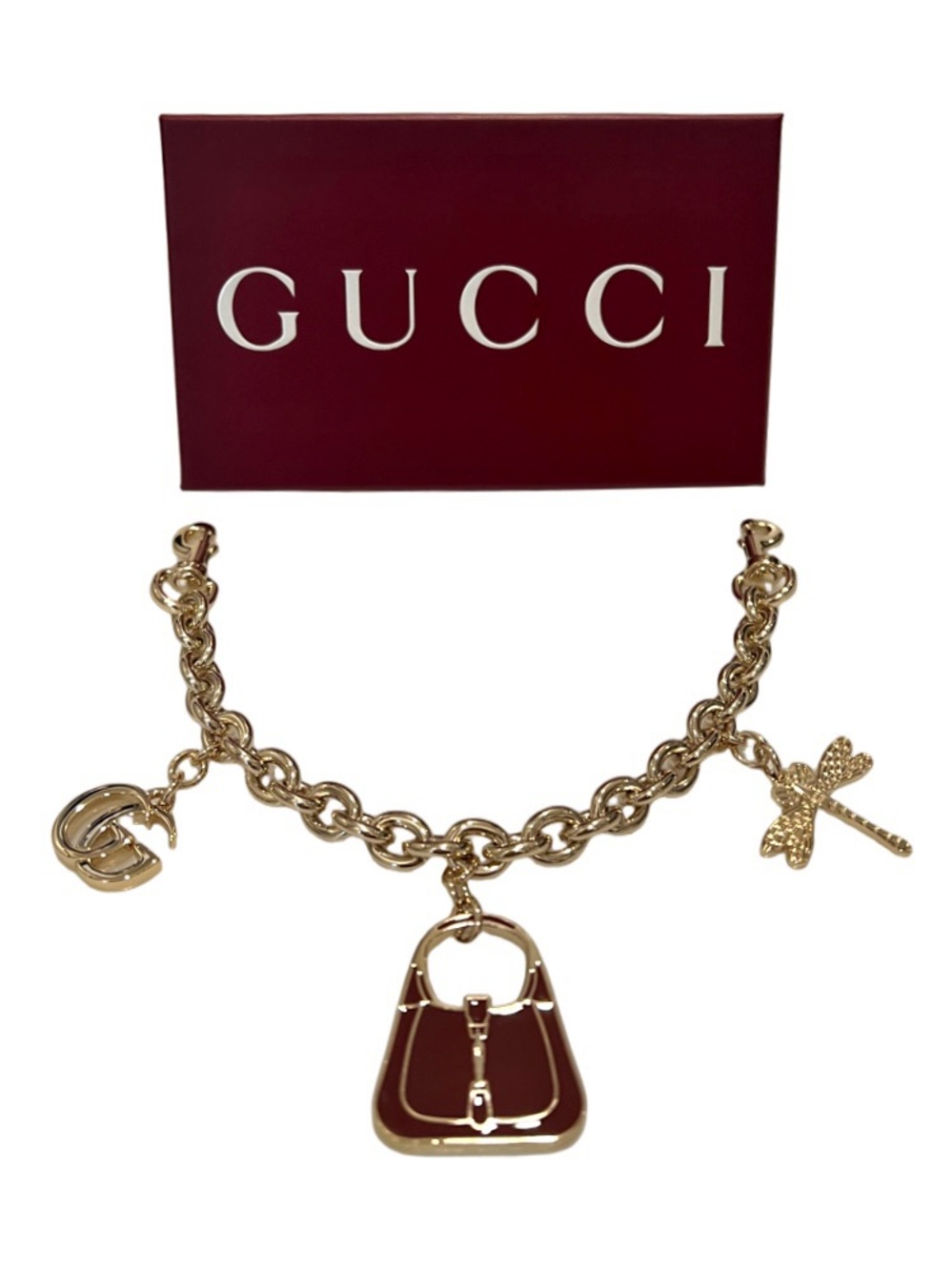 Gucci Enamel Chain Bag Charm form the pre-fall collection 2025 NIB